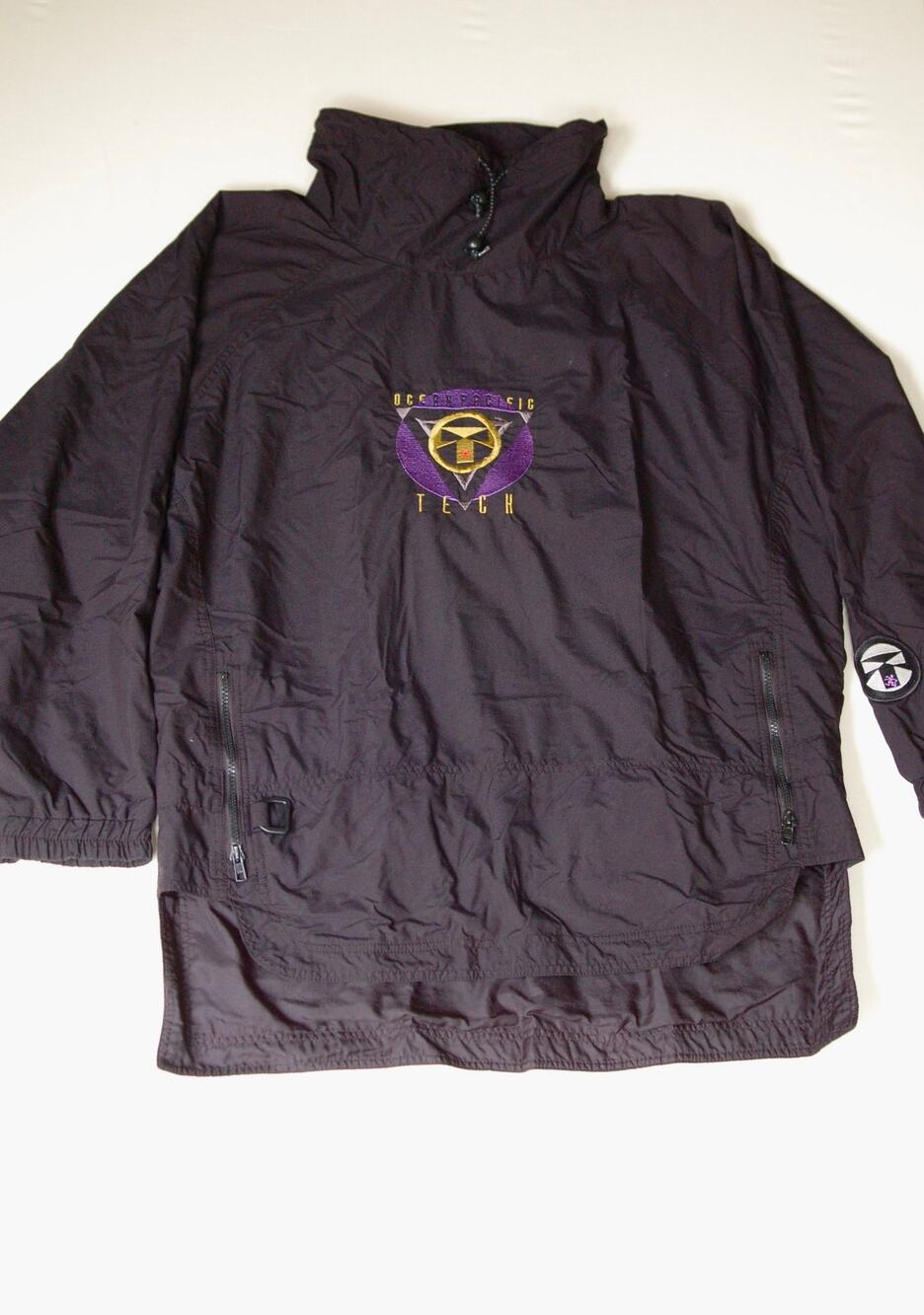 Vintage 1990s Ocean Pacific OP Tech Boxy Fit Pullover Jacket